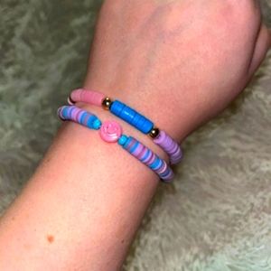 Tri colored smiley set